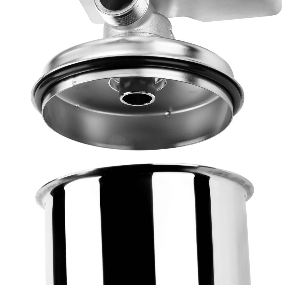 Корпус фильтра Гейзер премьер 20BB нерж. сталь для хол. и горячей воды со сливом 1, 50755