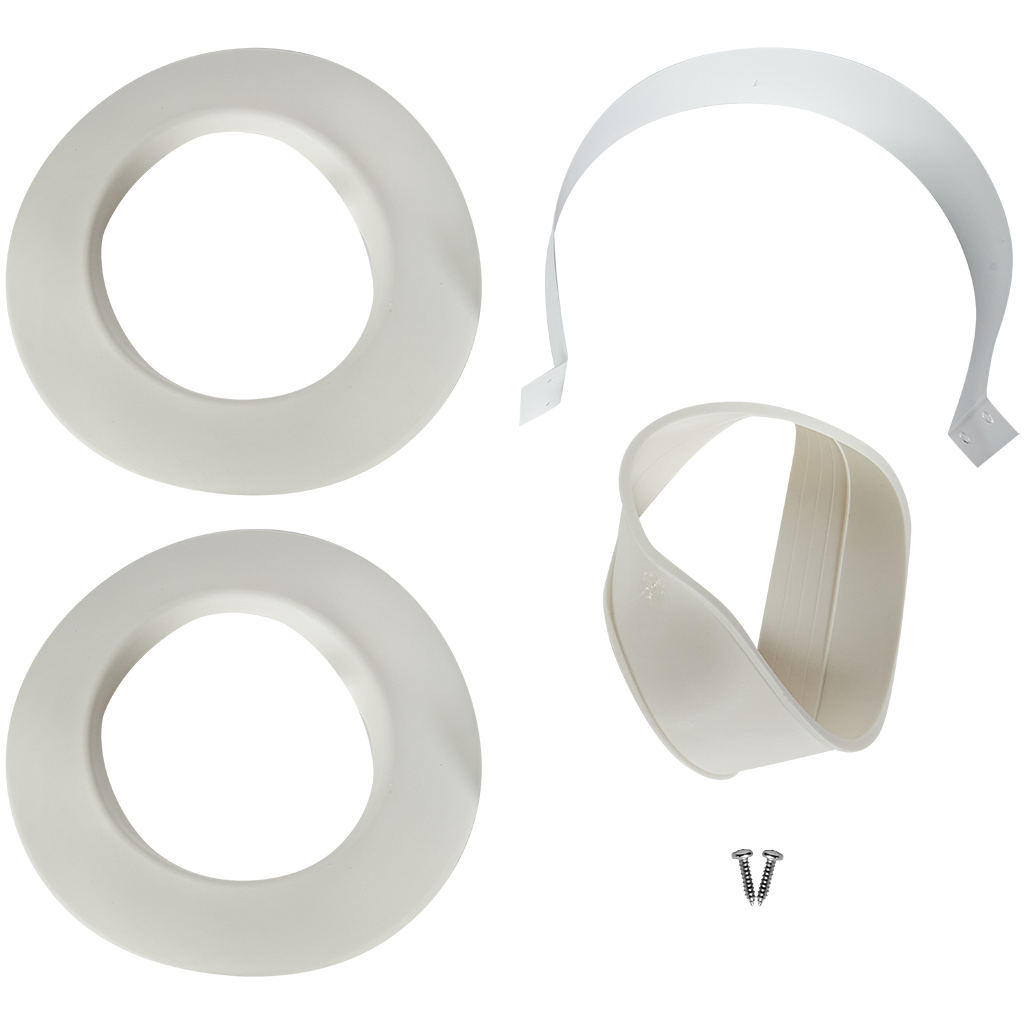 Комплект традиционного дымохода ROMMER АНТИЛЕД D60/100, L1220 (Baxi(кроме ECO Nova/Classic), Haier, Viessmann, Kiturami, Mizudo, Oasis) хомут в комплекте