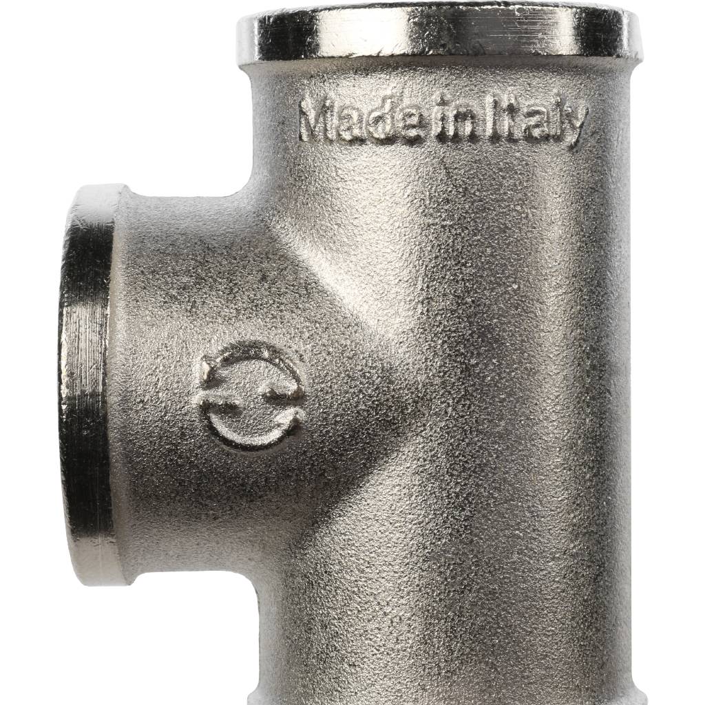 Тройник STOUT ВВ никелированный 3/4, SFT-0020-000034