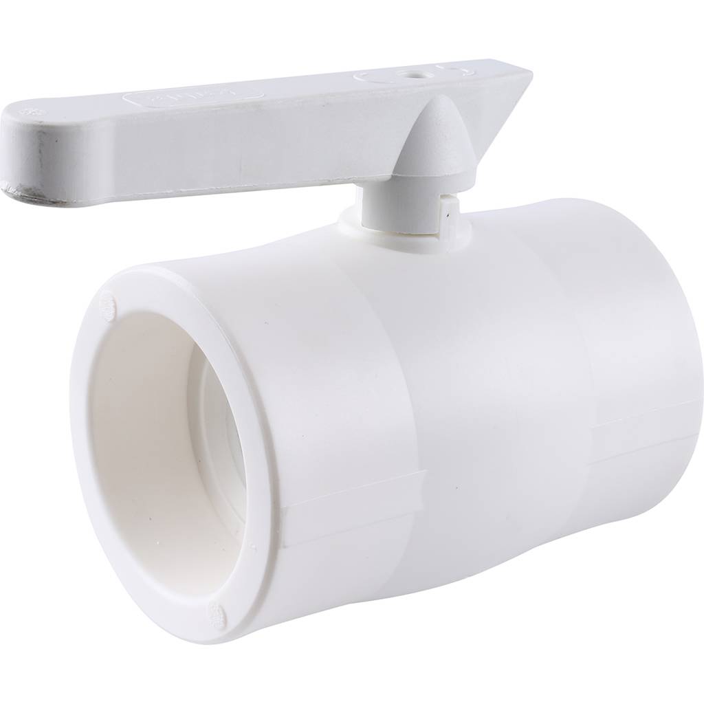 Кран шаровой Kalde d=75 для полипропиленовых труб под сварку (цвет белый)