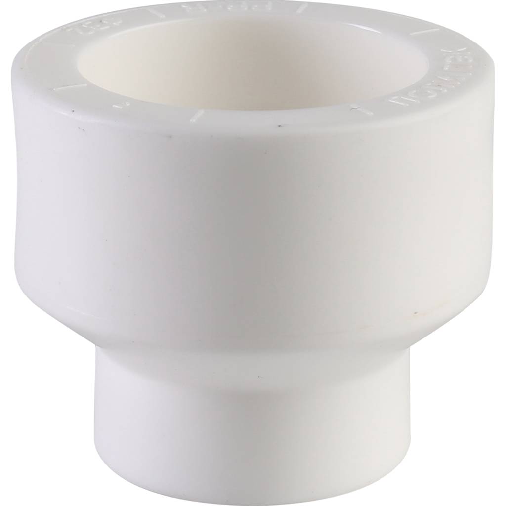 Муфта переходная Политэк 32х20 внутр./внутр. для полипропиленовых труб под сварку (цвет белый), 9000003220