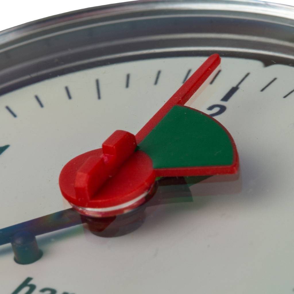 Манометр аксиальный WATTS 63 мм 1/4 давление 4 бар