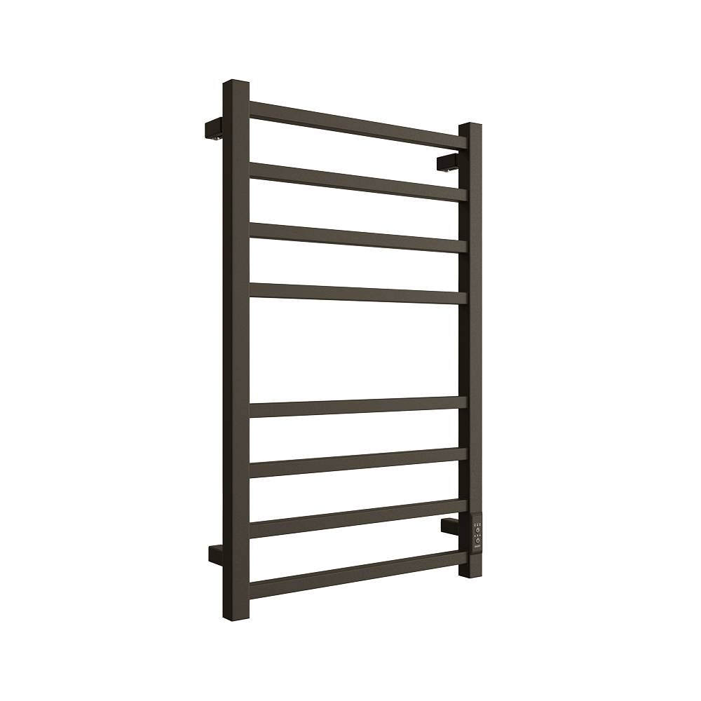 Полотенцесушитель STOUT электрический FORTE quadro 80*50 Черный матовый, SHQ-F2QQ-008050