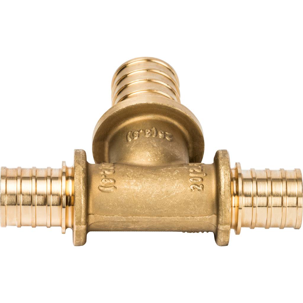 Тройник переходной STOUT 20x25x20 для труб из сшитого полиэтилена аксиальный, SFA-0014-202520