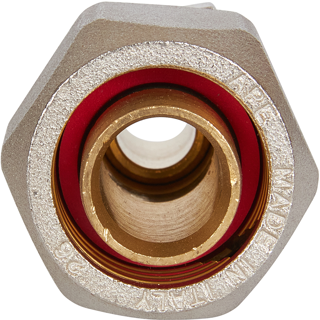 Муфта STOUT соединительная переходная 26x20 для металлопластиковых труб винтовой, SFS-0004-002620