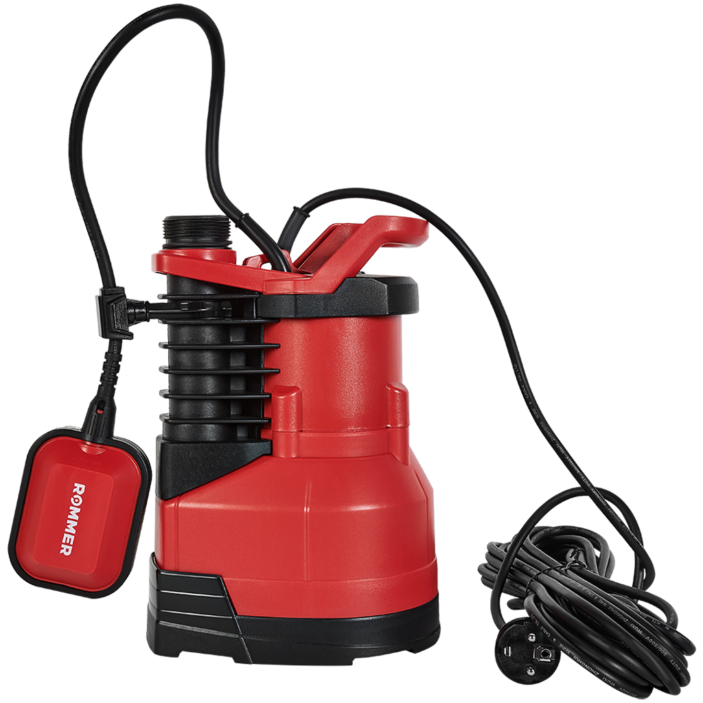 Насос дренажный ROMMER PROFI, кабель 10м, 750 Вт, для чистой воды