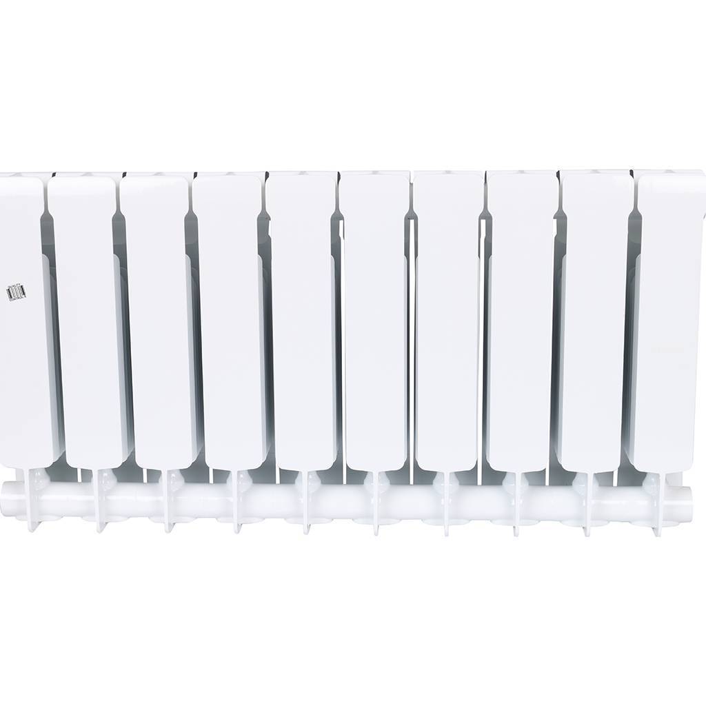 Радиатор биметаллический RIFAR BASE 350 10 секций боковое подключение (белый RAL 9016), 1RB35-10