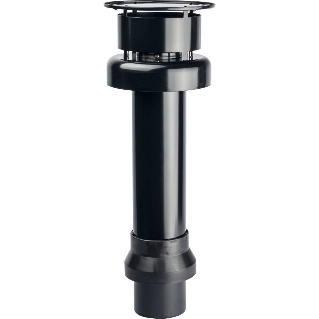 *SCA-0080-800001 STOUT Элемент дымохода  DN80/100 к-т  адаптер вертикальный утепленный, 584 мм, финальный участок, SCA-0080-800001