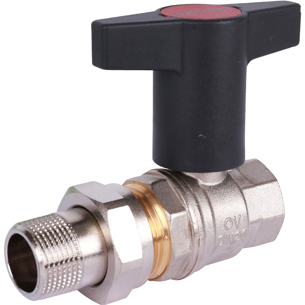 Кран шаровой OVENTROP Optibal с маховиком ВР конич. уплотн. с НГ 3/4