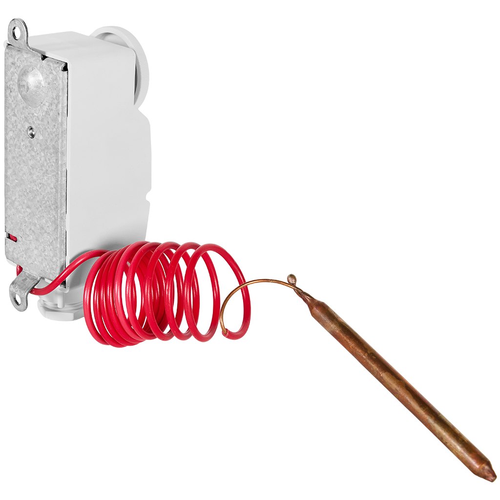 Термостат с капиллярной трубкой STOUT 1м и датчиком механический 0-90°С, STE-1007-100090