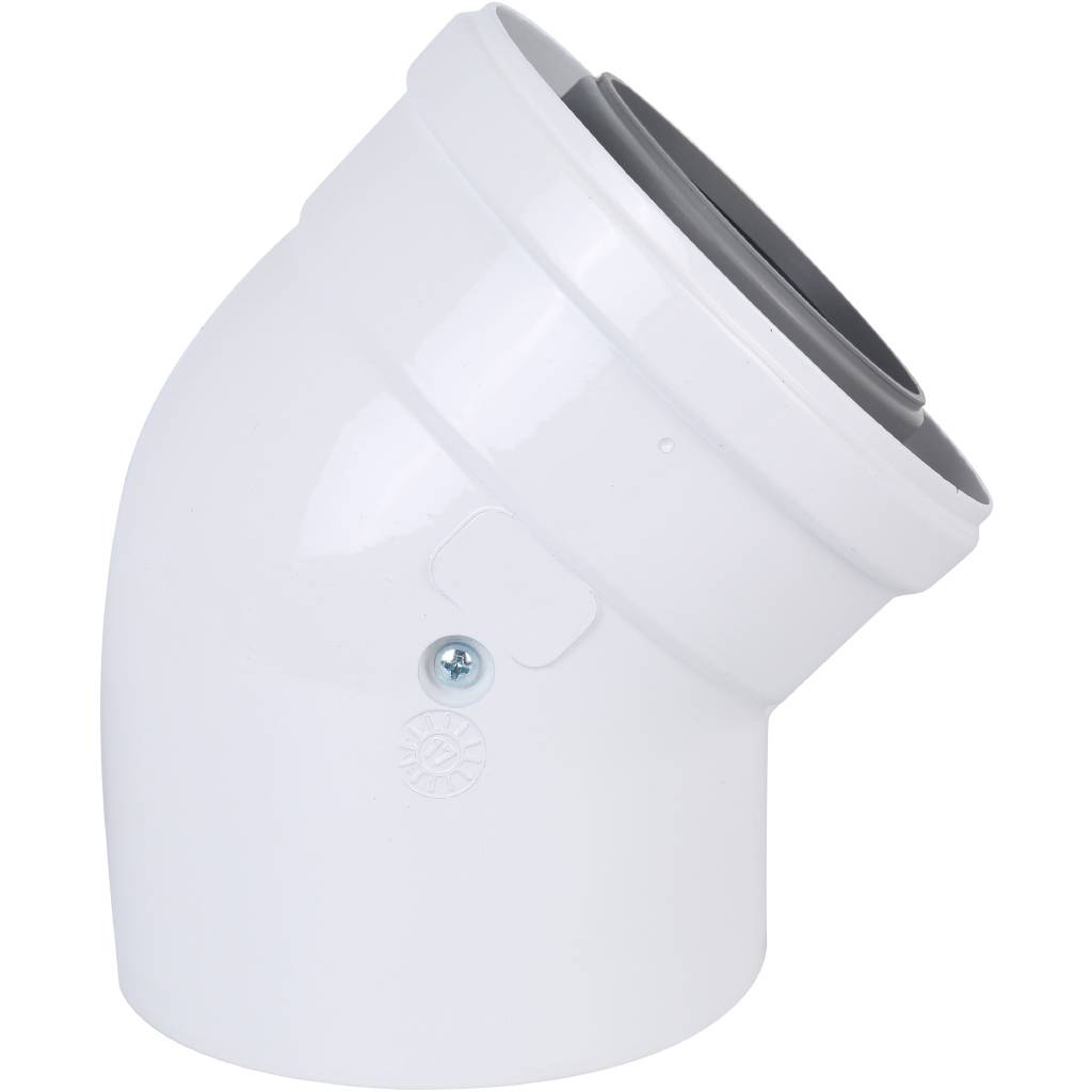 Коаксиальный отвод полипропиленовый Baxi 45°, диам. 80/125 мм, HT, KHG71408881-