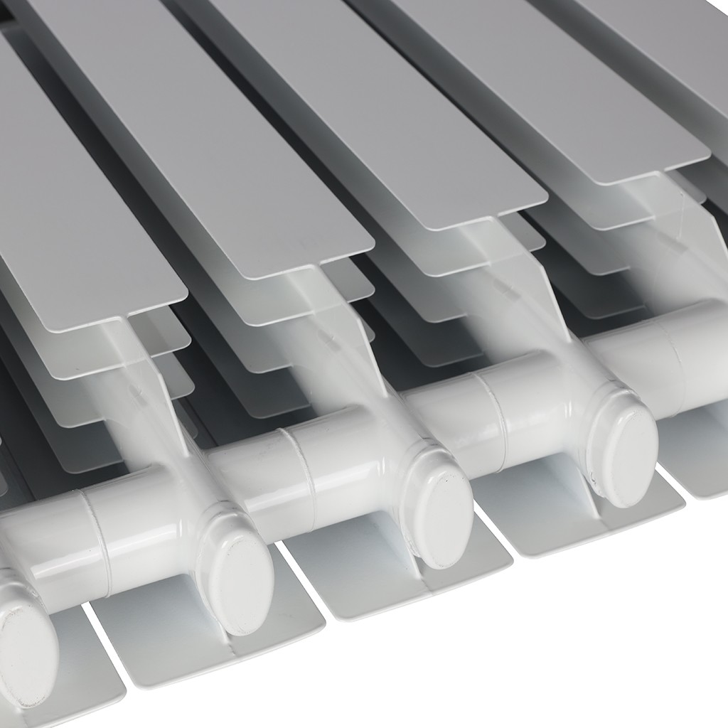 Радиатор алюминиевый STOUT VEGA 500 6 секций боковое подключение (белый RAL 9016), SRA-1310-050006