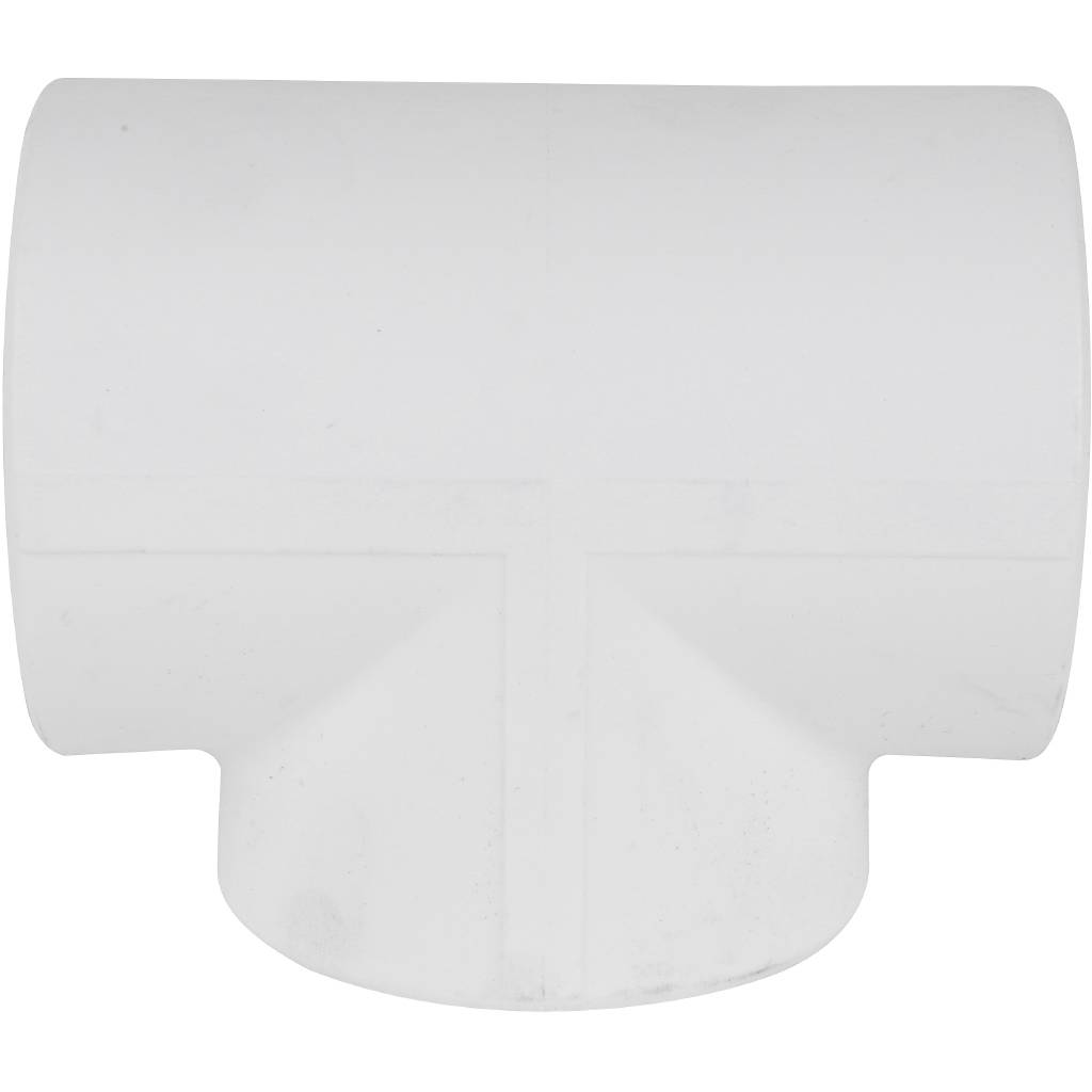 Тройник Kalde d=50 для полипропиленовых труб под сварку (цвет белый), R.3212-teo-500000