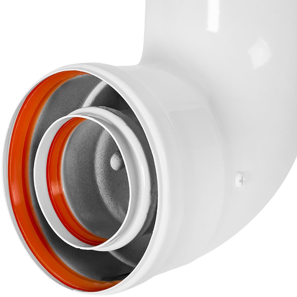 STOUT SCR-6010-000090 STOUT Отвод 90° традиц. коакс. D60(п-м)/100(п-м), SCR-6010-000090