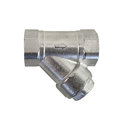 Фильтр, латунь, внутренняя/внутренняя резьба 3/4х45°, никель, RTP