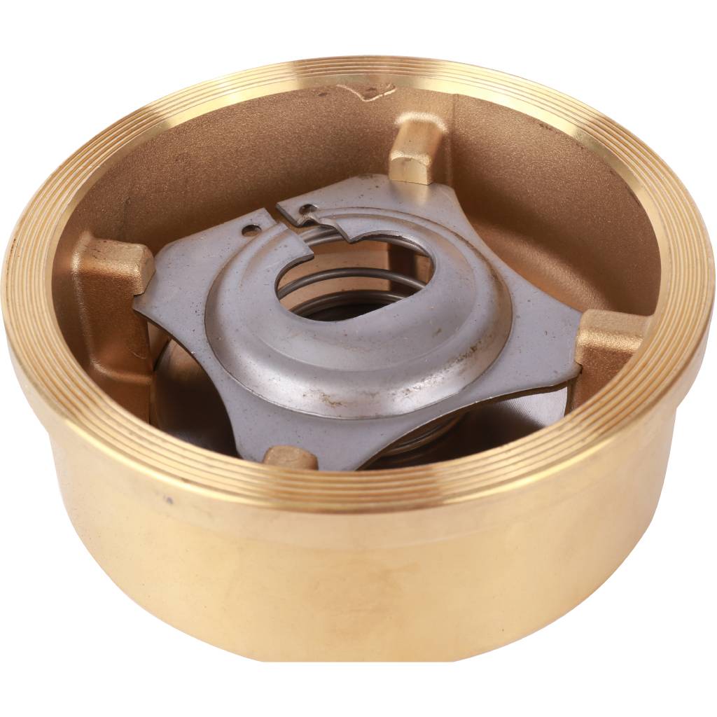 Клапан обратный осевой Tecofi Ду80 Ру16 межфланцевый из латуни, CA7441-0080