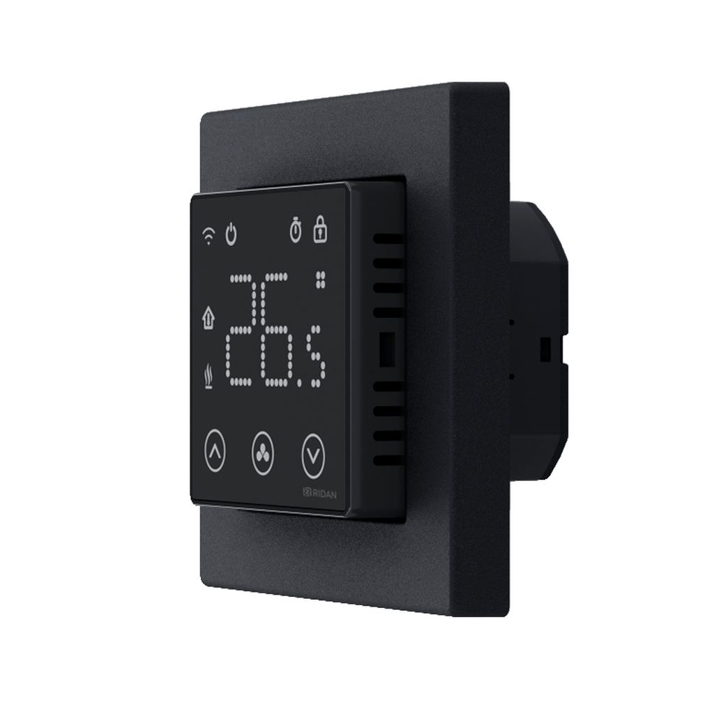 Терморегулятор Ридан Clever с Wi-Fi черный, 21RT0109R