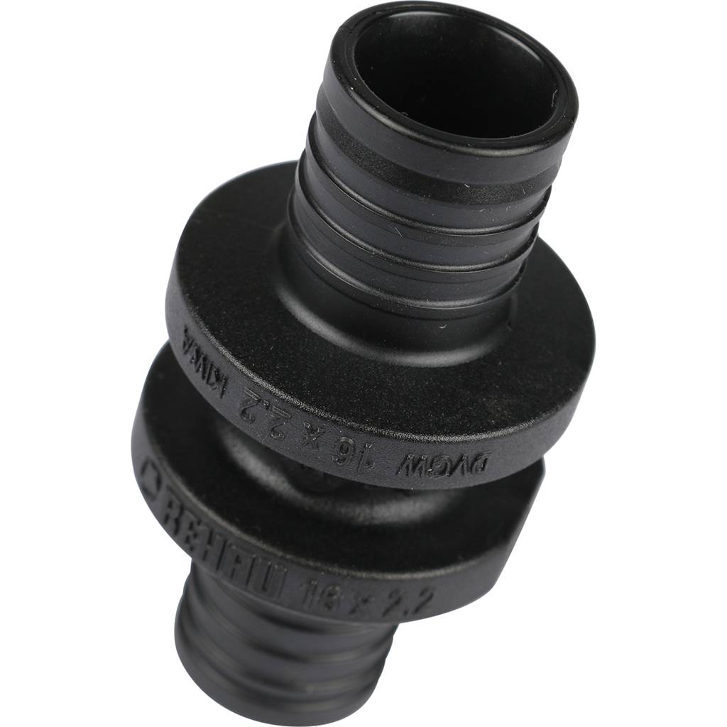 Муфта соединительная РЕХАУ RAUTITAN равнопроходная 16-16 PX для труб из сшитого полиэтилена аксиальный