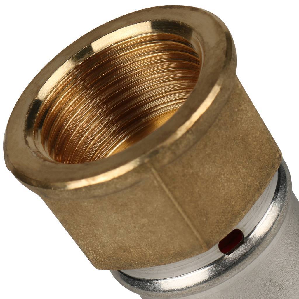 Переходник STOUT с внутренней резьбой 1 х32 для металлопластиковых труб прессовой, SFP-0002-000132