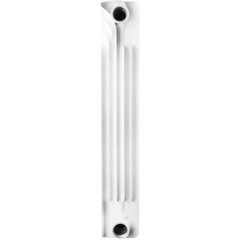 Радиатор биметаллический STOUT Space 500 12 секций боковое подключение RAL9016, SRB-0310-050012