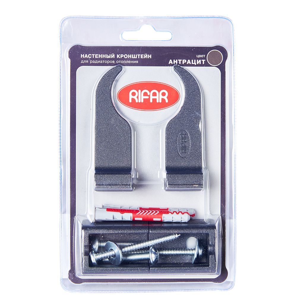 Настенный регулируемый кронштейн RIFAR (2 шт.) (Антрацит), R.Ad.SA03