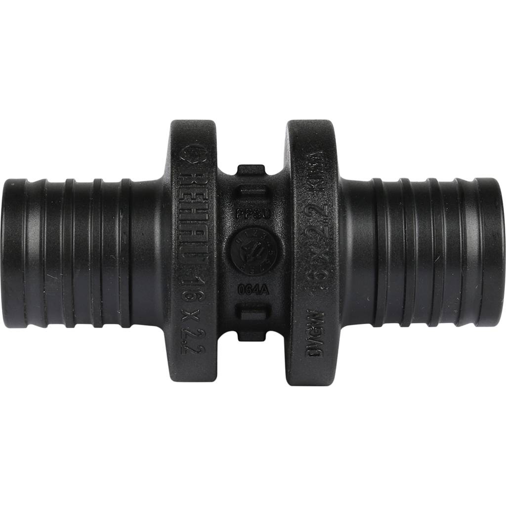 Муфта соединительная РЕХАУ RAUTITAN равнопроходная 16-16 PX для труб из сшитого полиэтилена аксиальный, 11600111001