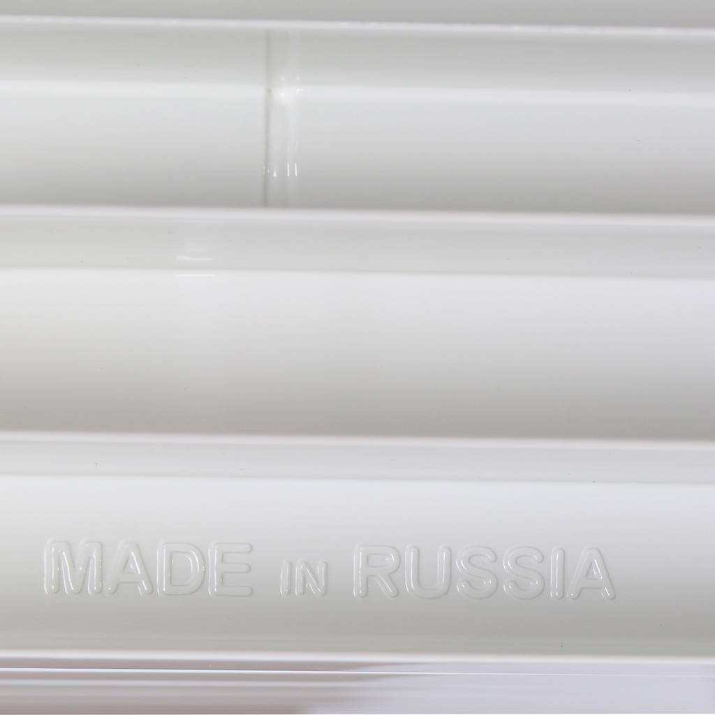 Радиатор биметаллический RIFAR BASE 200 6 секций боковое подключение (белый RAL 9016), 1RB20-6