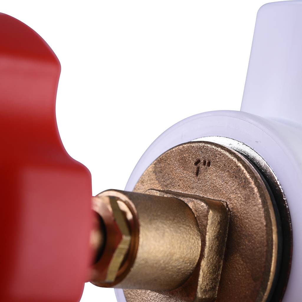 Вентиль Политэк d=40 для полипропиленовых труб под сварку (цвет белый)