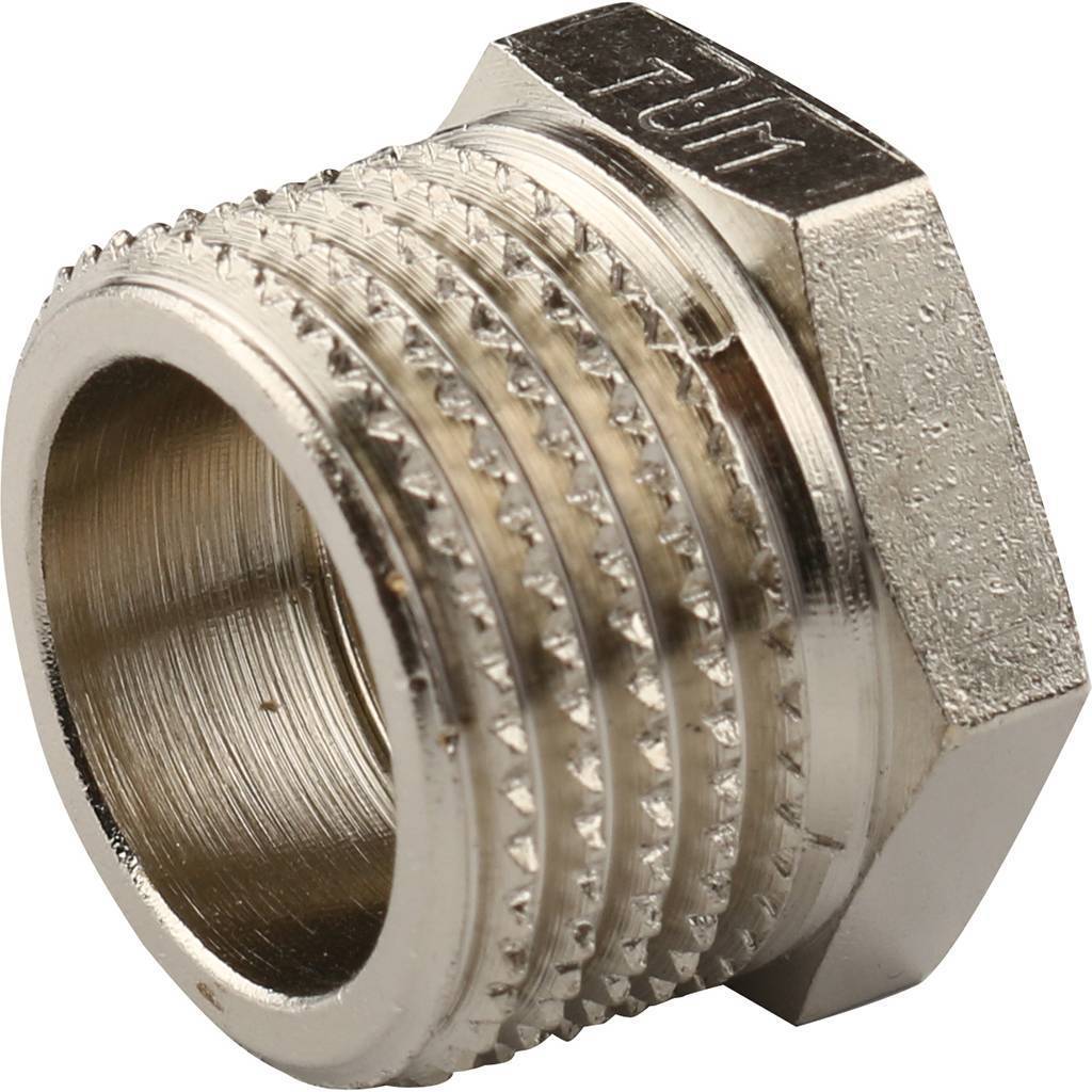 Футорка TIEMME НВ 3/4-1/2 никель, 1500148