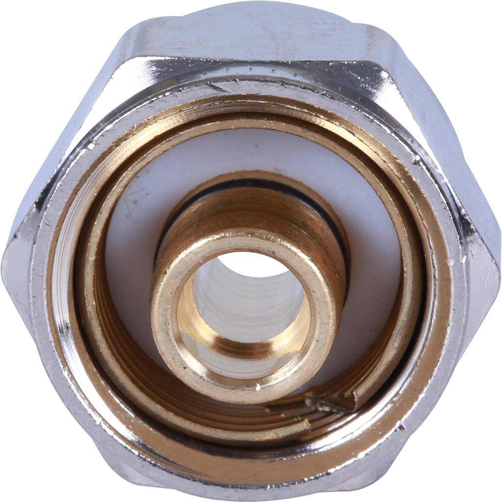 Фитинг компрессионный STOUT евроконус для труб PEX-AL-PEX 16х2,6х1/2, SFC-0026-162612