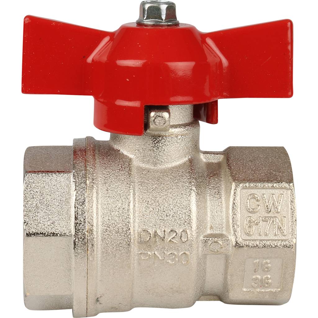 Кран шаровой Itap IDEAL 092 3/4 муфтовый полнопроходной (бабочка)