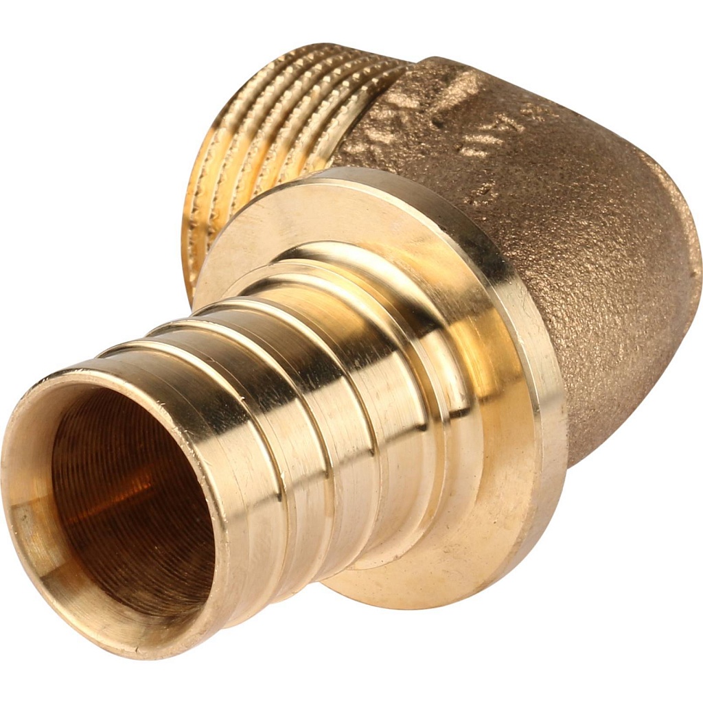 Угольник-РЕХАУ RAUTITAN переходник с наружной резьбой 32-R 1 RX+ для труб из сшитого полиэтилена аксиальный, 14563521001