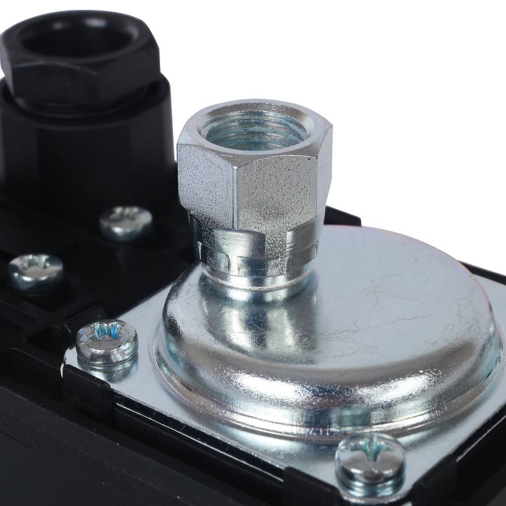 Реле давления для водоснабжения STOUT PM5G, 1-5 бар,1/4 ,с накидной гайкой