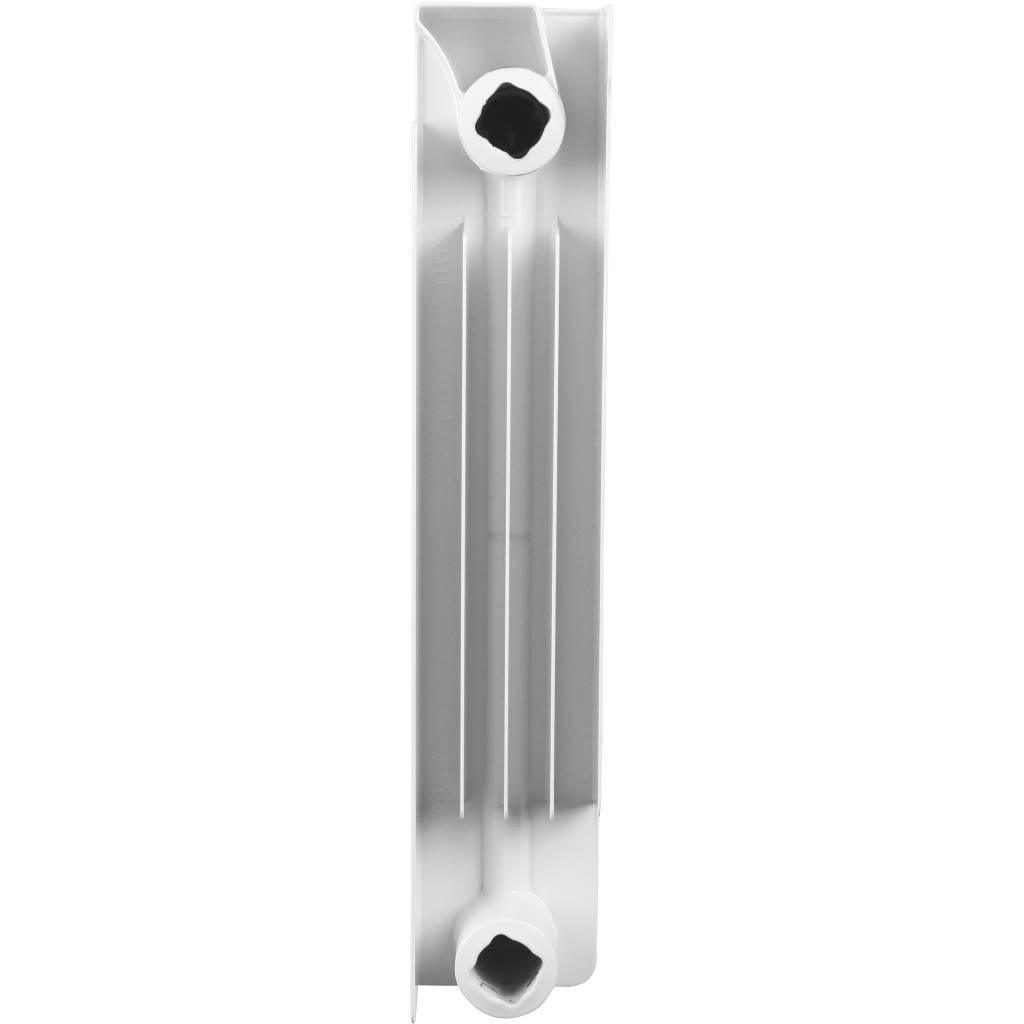 Распродажа: Радиатор биметаллический STOUT STYLE 350 12 секций боковое подключение (белый RAL 9010), SRB-0110-035012