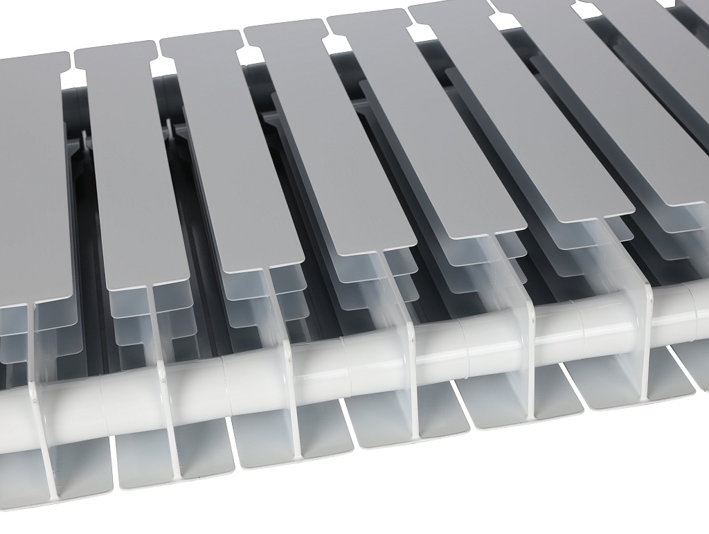 Радиатор биметаллический STOUT VEGA 500 12 секций боковое подключение (белый RAL 9016), SRB-1310-050012