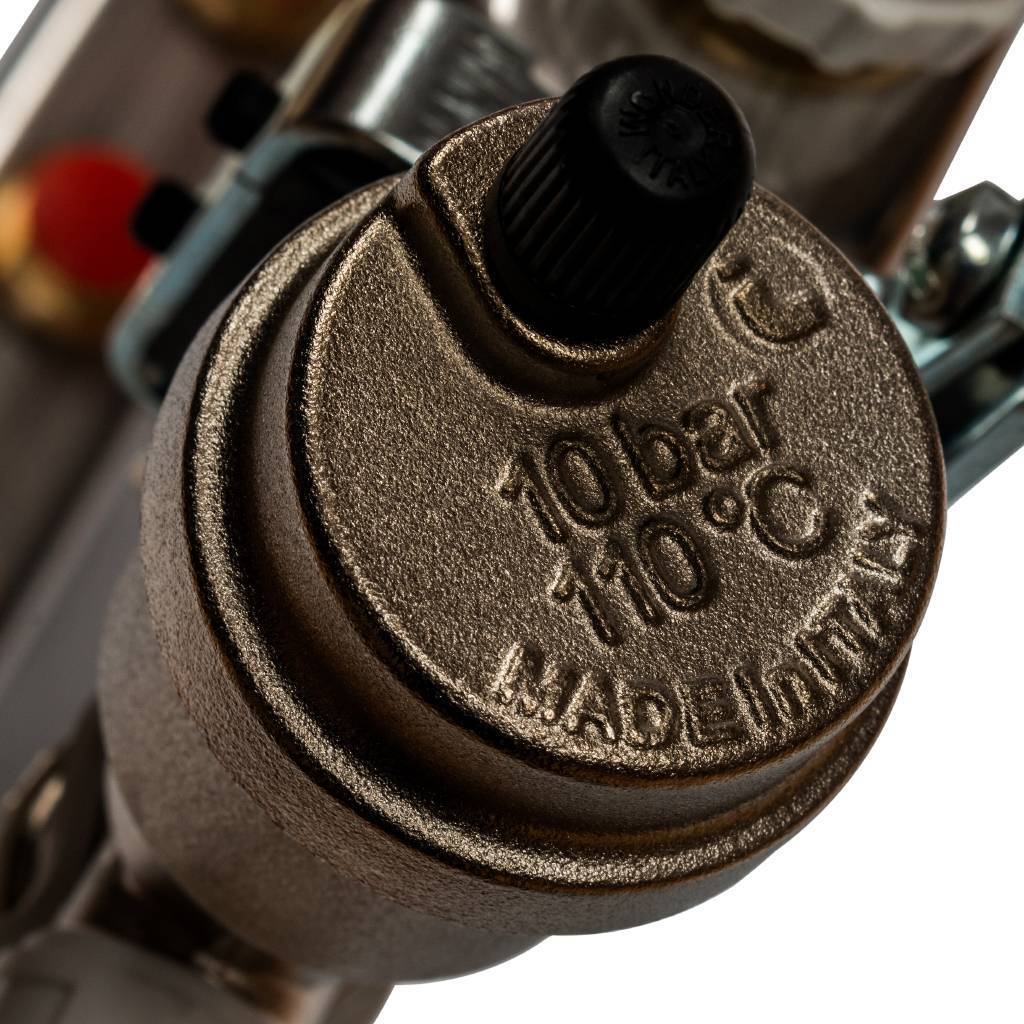 Коллектор из нержавеющей стали в сборе без расходомеров STOUT 6 выходов, SMS 0912 000006