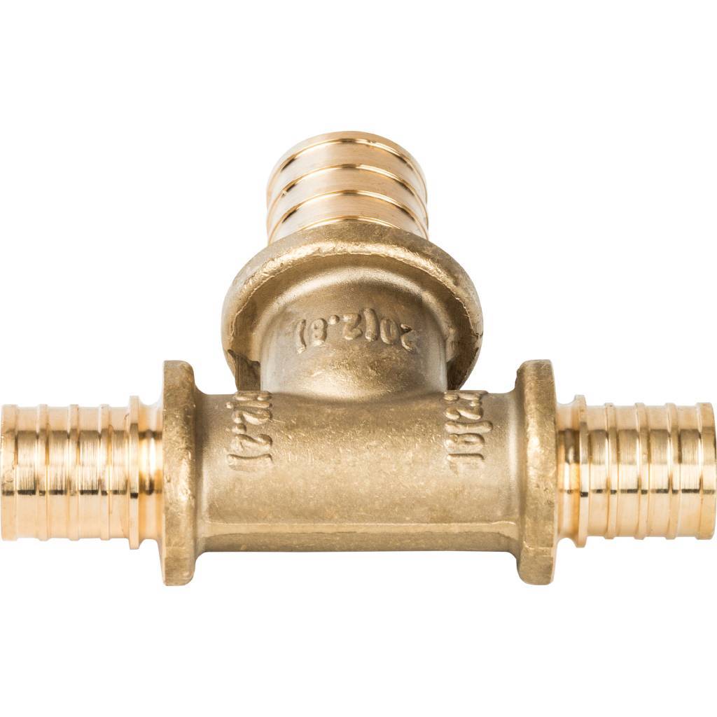 Тройник переходной STOUT 16x20x16 для труб из сшитого полиэтилена аксиальный, SFA-0014-162016