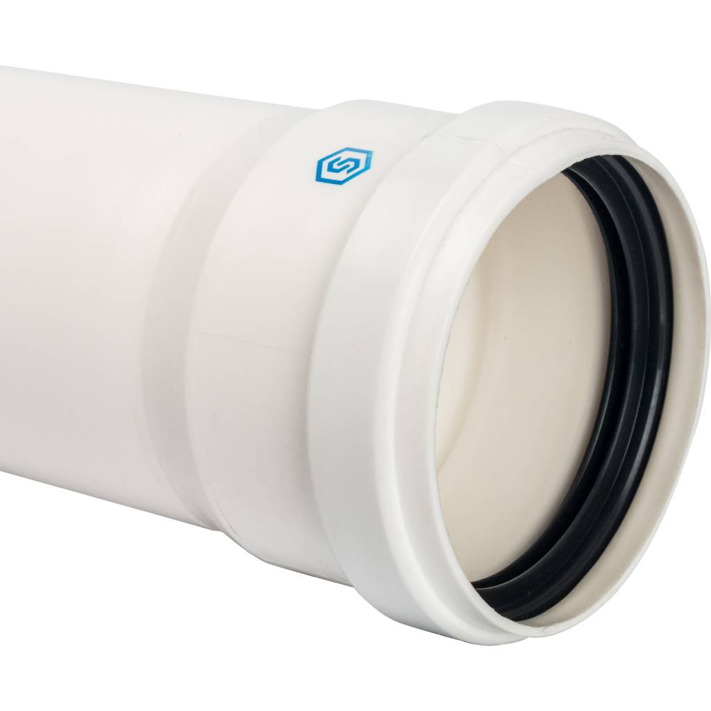 *SCA-0080-001000 STOUT элемент дымохода DN 80 труба 1000 мм п/м