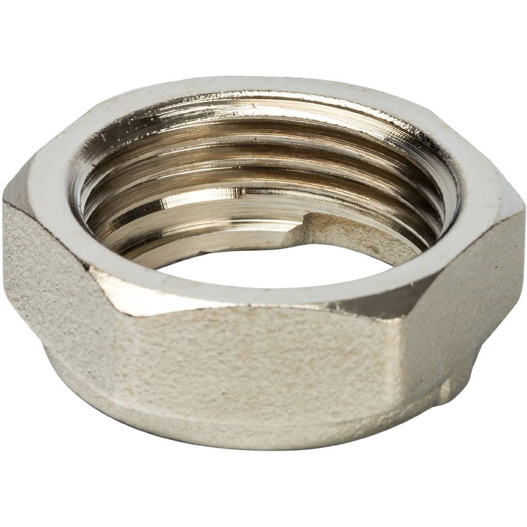 Разъемное соединение STOUT 3/4 с плоским уплотнением и обратным клапаном, никелированное, SDG-0019-020020