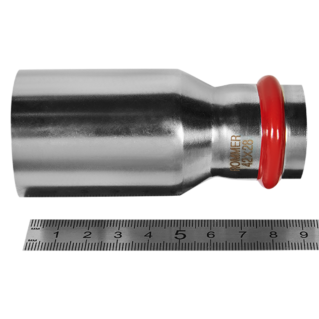 RSS-0020-004228 ROMMER Муфта переходная НПр-ВПр, 42х28, из нержавеющей стали прессовой