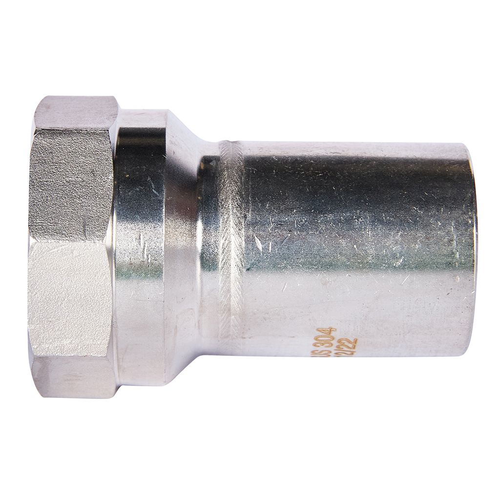 Вставка переходная НПр-ВР ROMMER 42х1 1/2 из нержавеющей стали прессовой