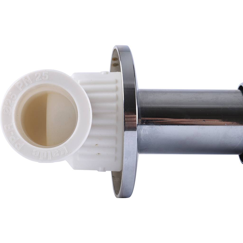 Вентиль Kalde c хромированной ручкой трилистник d=25