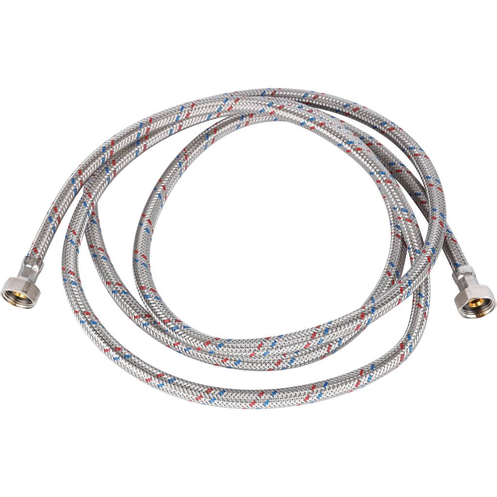 Гибкая подводка для воды STOUT ВР 1/2 х ВР 1/2, длина 2500 мм, SHF-0123-081515