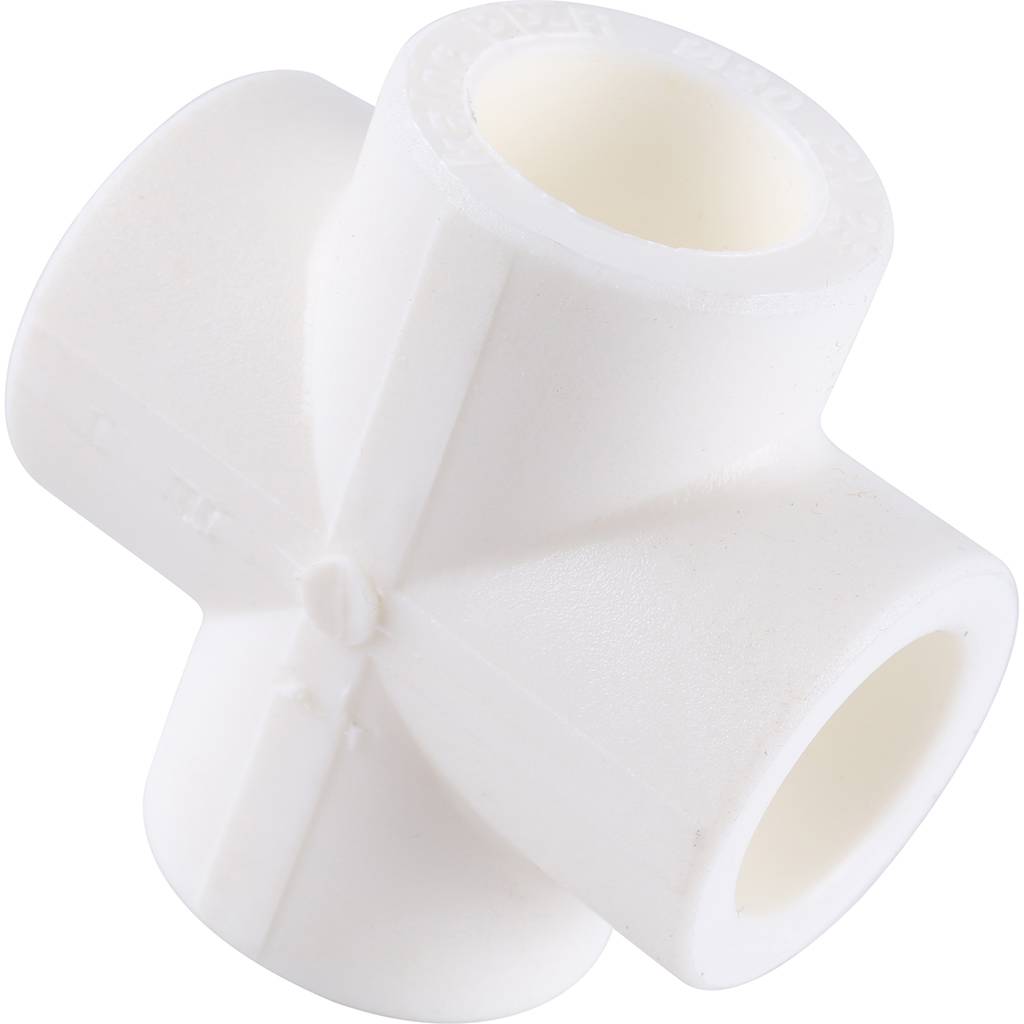 Крестовина Kalde d=20 для полипропиленовых труб под сварку (цвет белый), 3212-crs-200000
