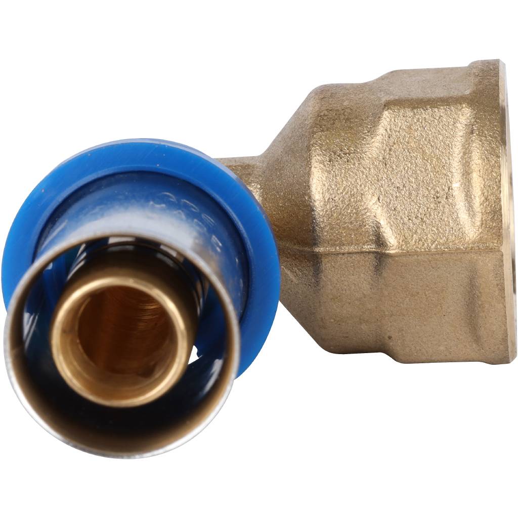 Угольник-переходник APE с внутренней резьбой 1/2 х16 для металлопластиковых труб прессовой, ARL3103100