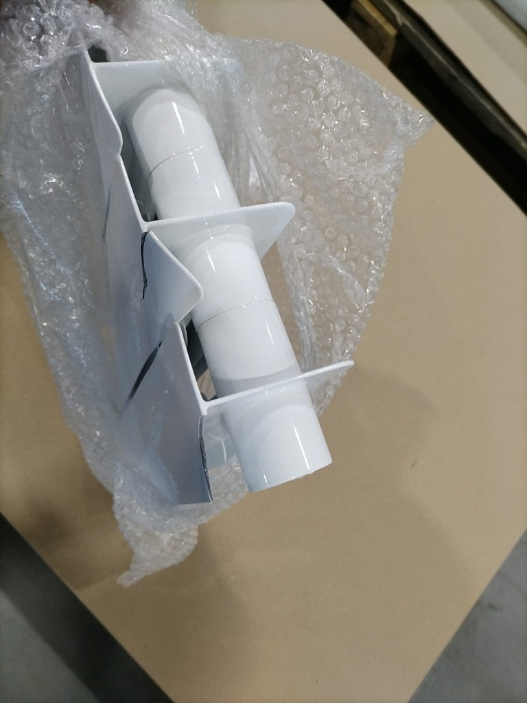 Уцененный товар (потертость,вмятины): Радиатор биметаллический ROMMER Profi BM 350 12 секций боковое подключение (BI350-80-80-130) (RAL9016), RBM-1210-035012