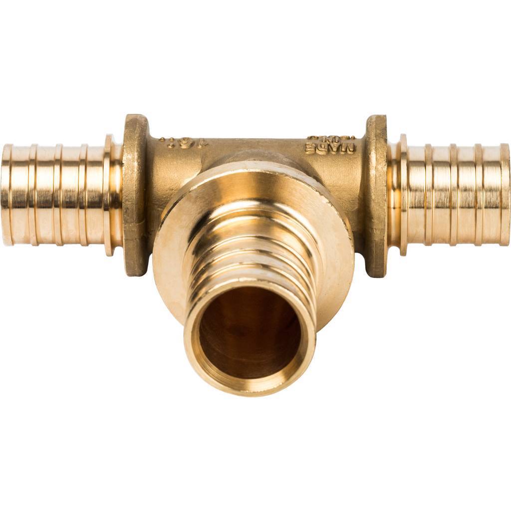 Тройник переходной STOUT 20x25x20 для труб из сшитого полиэтилена аксиальный, SFA-0014-202520