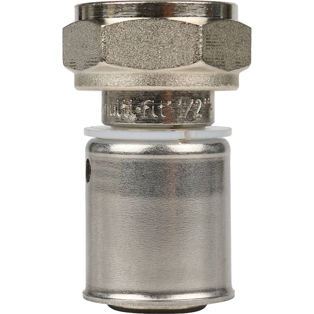 Фитинг Itap Multi-Fit с накидной гайкой 510 (внутренняя резьба, (20x2)x1/2) для металлопластиковых труб, 44101