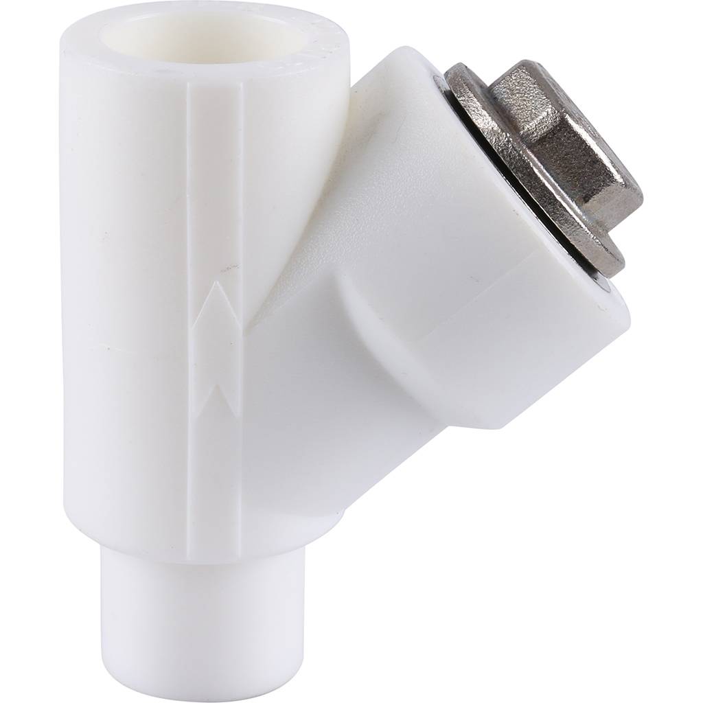 Герметичный фильтр Kalde 20 (ВН-НР) (соединение муфта-муфта) для полипропиленовых труб под сварку (цвет белый), 3222-fls-200000