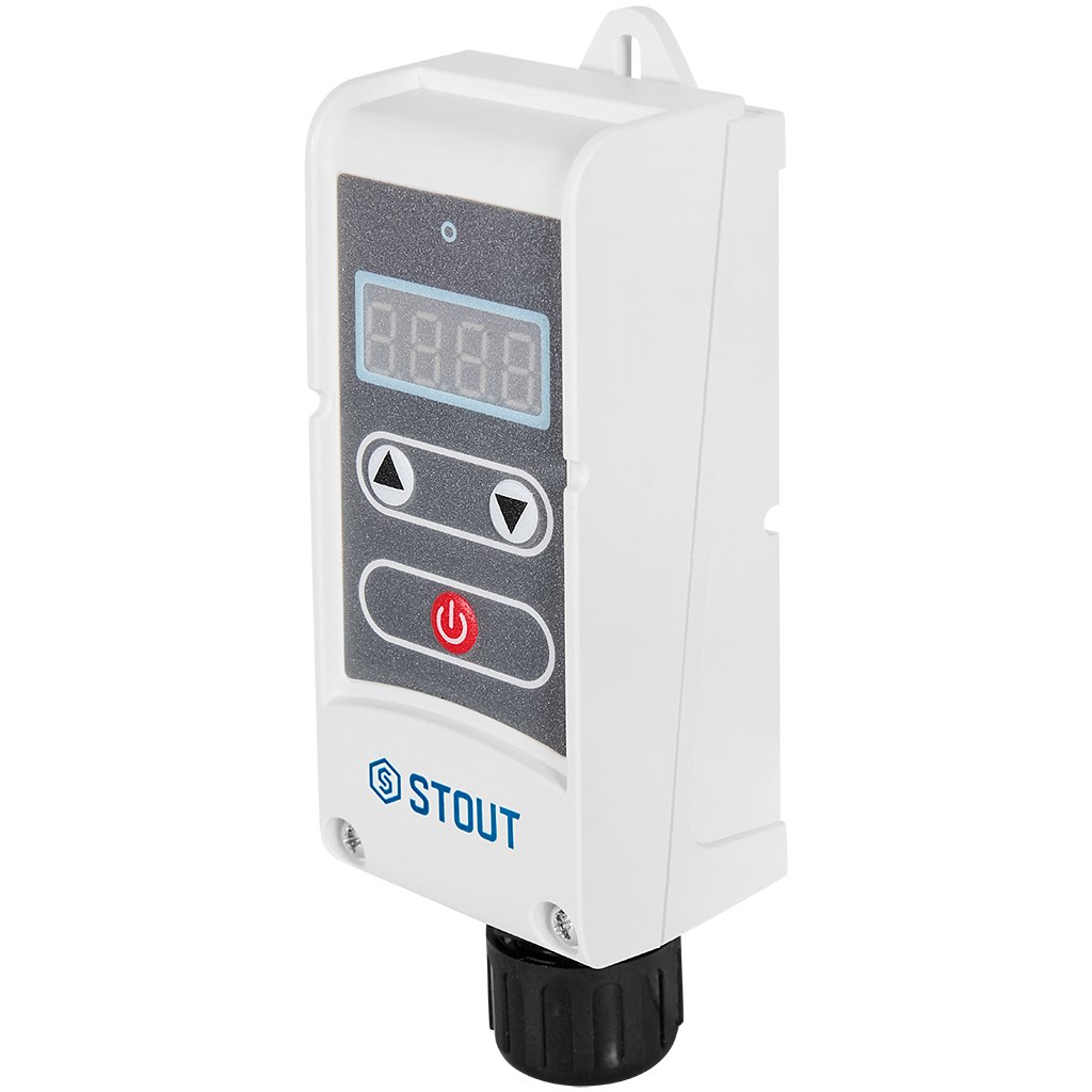 Термостат с выносным датчиком STOUT 0,9м электронный 5-90°С, STE-1006-100590